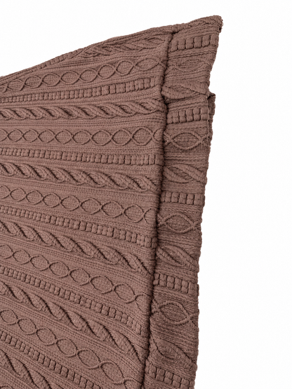 Cosy Heavy Hooded Knitted Maxi Dress By Ziss